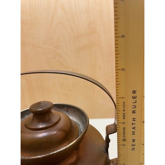 Vtg Copper Pot from Sweden with Classic Gooseneck. Excellent Condition - Picture 9 of 12